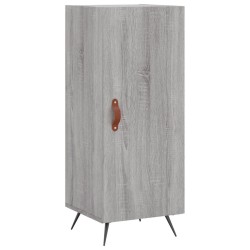 vidaXL Aparador madera de ingeniería gris Sonoma 34,5x34x90 cm