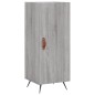 vidaXL Aparador madera de ingeniería gris Sonoma 34,5x34x90 cm vidaXL Aparador madera de ingeniería gris Sonoma 34,5x34x90 cm