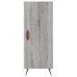 vidaXL Aparador madera de ingeniería gris Sonoma 34,5x34x90 cm vidaXL Aparador madera de ingeniería gris Sonoma 34,5x34x90 cm