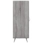 vidaXL Aparador madera de ingeniería gris Sonoma 34,5x34x90 cm vidaXL Aparador madera de ingeniería gris Sonoma 34,5x34x90 cm