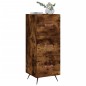 vidaXL Aparador madera de ingeniería roble ahumado 34,5x34x90 cm vidaXL Aparador madera de ingeniería roble ahumado 34,5x34x90 cm