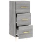 vidaXL Aparador madera de ingeniería gris Sonoma 34,5x34x90 cm vidaXL Aparador madera de ingeniería gris Sonoma 34,5x34x90 cm