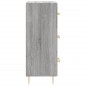 vidaXL Aparador madera de ingeniería gris Sonoma 34,5x34x90 cm vidaXL Aparador madera de ingeniería gris Sonoma 34,5x34x90 cm