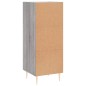 vidaXL Aparador madera de ingeniería gris Sonoma 34,5x34x90 cm vidaXL Aparador madera de ingeniería gris Sonoma 34,5x34x90 cm