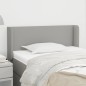 vidaXL Cabecero de tela gris claro 93x16x78/88 cm vidaXL Cabecero de tela gris claro 93x16x78/88 cm