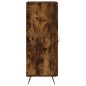 vidaXL Aparador madera de ingeniería roble ahumado 34,5x34x90 cm