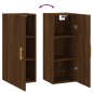vidaXL Armario de pared marrón roble 34,5x34x90 cm vidaXL Armario de pared marrón roble 34,5x34x90 cm