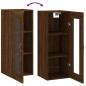 vidaXL Armario de pared marrón roble 34,5x34x90 cm vidaXL Armario de pared marrón roble 34,5x34x90 cm