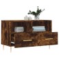 vidaXL Mueble para TV madera contrachapada roble ahumado 80x36x50 cm vidaXL Mueble para TV madera contrachapada roble ahumado 80x36x50 cm