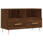 vidaXL Mueble para TV madera contrachapada roble marrón 80x36x50 cm