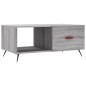 vidaXL Mesa de centro madera contrachapada gris Sonoma 90x50x40 cm vidaXL Mesa de centro madera contrachapada gris Sonoma 90x50x40 cm