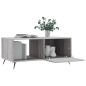 vidaXL Mesa de centro madera contrachapada gris Sonoma 90x50x40 cm vidaXL Mesa de centro madera contrachapada gris Sonoma 90x50x40 cm