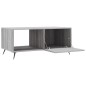vidaXL Mesa de centro madera contrachapada gris Sonoma 90x50x40 cm vidaXL Mesa de centro madera contrachapada gris Sonoma 90x50x40 cm
