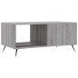 vidaXL Mesa de centro madera contrachapada gris Sonoma 90x50x40 cm vidaXL Mesa de centro madera contrachapada gris Sonoma 90x50x40 cm