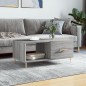 vidaXL Mesa de centro madera contrachapada gris Sonoma 90x50x40 cm vidaXL Mesa de centro madera contrachapada gris Sonoma 90x50x40 cm