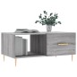 vidaXL Mesa de centro madera contrachapada gris Sonoma 90x50x40 cm vidaXL Mesa de centro madera contrachapada gris Sonoma 90x50x40 cm