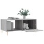 vidaXL Mesa de centro madera contrachapada gris Sonoma 90x50x40 cm vidaXL Mesa de centro madera contrachapada gris Sonoma 90x50x40 cm