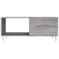vidaXL Mesa de centro madera contrachapada gris Sonoma 90x50x40 cm vidaXL Mesa de centro madera contrachapada gris Sonoma 90x50x40 cm