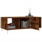 vidaXL Mesa de centro madera contrachapada roble ahumado 102x50x40 cm vidaXL Mesa de centro madera contrachapada roble ahumado 102x50x40 cm