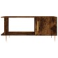 vidaXL Mesa de centro madera contrachapada roble ahumado 90x50x40 cm vidaXL Mesa de centro madera contrachapada roble ahumado 90x50x40 cm