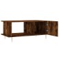 vidaXL Mesa de centro madera contrachapada roble ahumado 90x50x40 cm vidaXL Mesa de centro madera contrachapada roble ahumado 90x50x40 cm