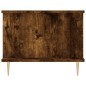 vidaXL Mesa de centro madera contrachapada roble ahumado 90x50x40 cm vidaXL Mesa de centro madera contrachapada roble ahumado 90x50x40 cm