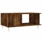vidaXL Mesa de centro madera contrachapada roble ahumado 90x50x40 cm vidaXL Mesa de centro madera contrachapada roble ahumado 90x50x40 cm