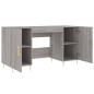 vidaXL Escritorio madera de ingeniería gris Sonoma 140x50x75 cm vidaXL Escritorio madera de ingeniería gris Sonoma 140x50x75 cm