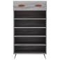 vidaXL Zapatero madera de ingeniería gris Sonoma 60x35x105 cm vidaXL Zapatero madera de ingeniería gris Sonoma 60x35x105 cm