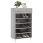 vidaXL Zapatero madera de ingeniería gris Sonoma 60x35x105 cm