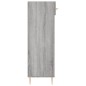 vidaXL Zapatero madera de ingeniería gris Sonoma 60x35x105 cm