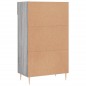 vidaXL Zapatero madera de ingeniería gris Sonoma 60x35x105 cm