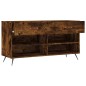 vidaXL Banco zapatero madera de ingeniería roble ahumado 102x35x55 cm vidaXL Banco zapatero madera de ingeniería roble ahumado 102x35x55 cm