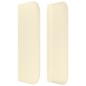 vidaXL Cabecero de cuero sintético color crema 147x16x78/88 cm vidaXL Cabecero de cuero sintético color crema 147x16x78/88 cm