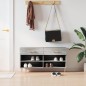 vidaXL Banco zapatero madera de ingeniería gris Sonoma 102x35x55 cm vidaXL Banco zapatero madera de ingeniería gris Sonoma 102x35x55 cm