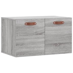 vidaXL Armario de pared madera de ingeniería gris Sonoma 60x36,5x35 cm