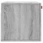 vidaXL Armario de pared madera de ingeniería gris Sonoma 60x36,5x35 cm
