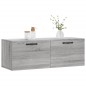 vidaXL Armario de pared madera ingeniería gris Sonoma 100x36,5x35 cm