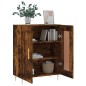 vidaXL Aparador de madera de ingeniería roble ahumado 69,5x34x90 cm vidaXL Aparador de madera de ingeniería roble ahumado 69,5x34x90 cm