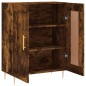vidaXL Aparador de madera de ingeniería roble ahumado 69,5x34x90 cm vidaXL Aparador de madera de ingeniería roble ahumado 69,5x34x90 cm