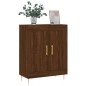 vidaXL Aparador de madera de ingeniería marrón roble 69,5x34x90 cm vidaXL Aparador de madera de ingeniería marrón roble 69,5x34x90 cm