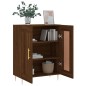 vidaXL Aparador de madera de ingeniería marrón roble 69,5x34x90 cm vidaXL Aparador de madera de ingeniería marrón roble 69,5x34x90 cm