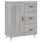 vidaXL Aparador de madera de ingeniería gris Sonoma 69,5x34x90 cm