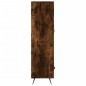 vidaXL Aparador alto madera de ingeniería roble ahumado 69,5x31x115 cm vidaXL Aparador alto madera de ingeniería roble ahumado 69,5x31x115 cm