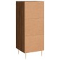 vidaXL Aparador madera de ingeniería marrón roble 34,5x34x90 cm vidaXL Aparador madera de ingeniería marrón roble 34,5x34x90 cm