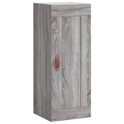vidaXL Armario de pared madera de ingeniería gris Sonoma 34,5x34x90 cm