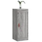 vidaXL Armario de pared madera de ingeniería gris Sonoma 34,5x34x90 cm