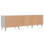 vidaXL Mueble para TV madera contrachapada gris Sonoma 150x30x44,5 cm