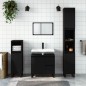 vidaXL Armario de baño madera contrachapada negro 65x33x60 cm vidaXL Armario de baño madera contrachapada negro 65x33x60 cm