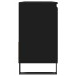 vidaXL Armario de baño madera contrachapada negro 65x33x60 cm vidaXL Armario de baño madera contrachapada negro 65x33x60 cm